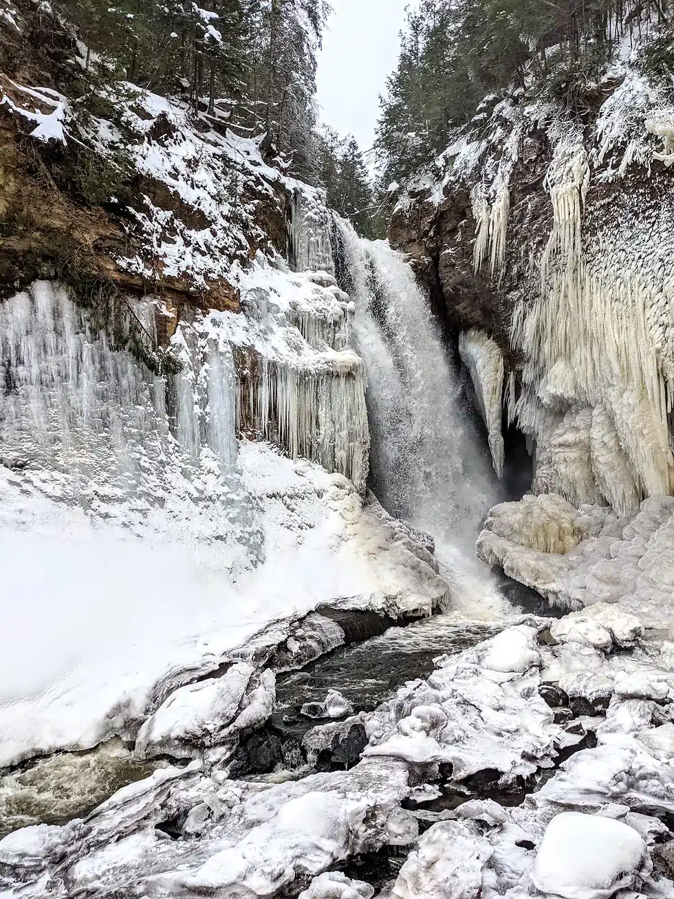 Featured image for “Top 5 Frozen Waterfalls to Experience in Michigan’s Upper Peninsula This Winter”